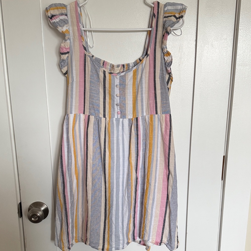 Alter’d State Striped Multicolor Mini Dress